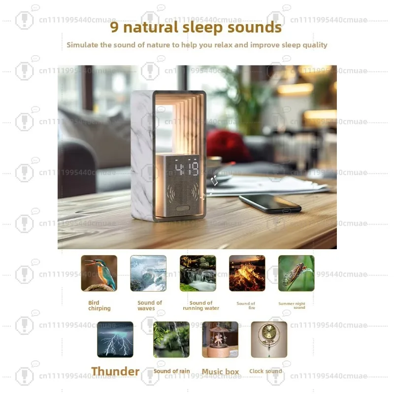 Saving dimmable simple dual alarm clock bathroom white noise sleep significant other adjustable volume timer
