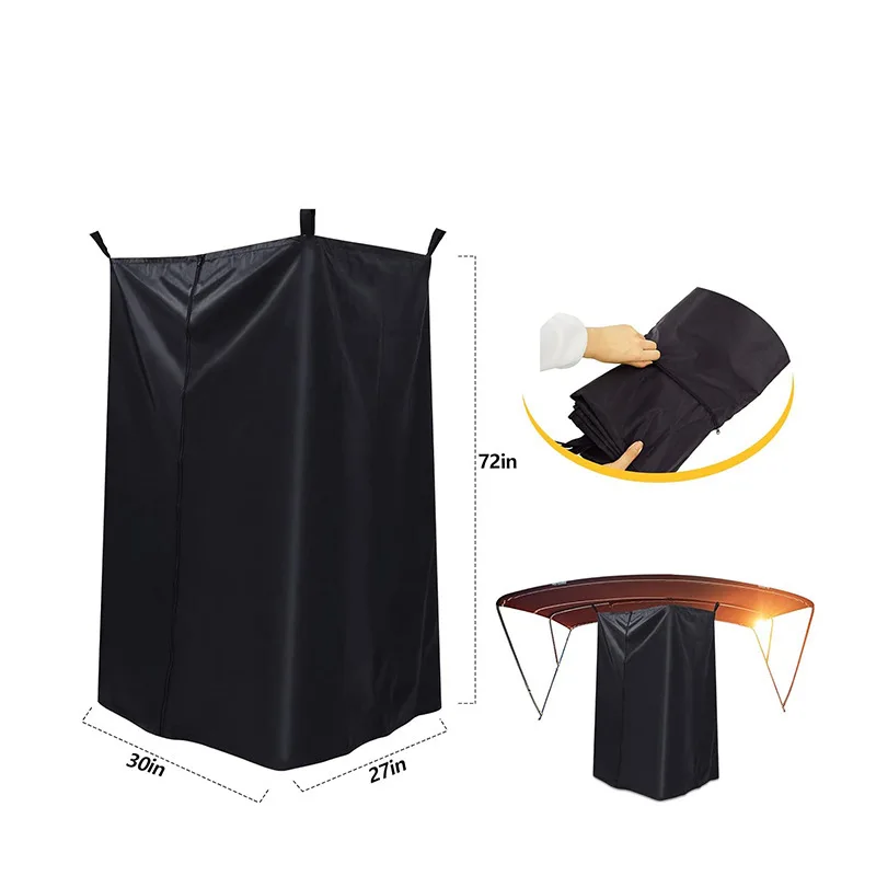 

Yacht marine changing curtains, outdoor hanging dressing rooms, privacy protection 30*27*72in