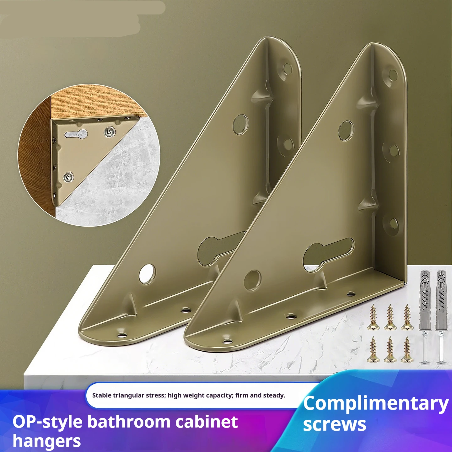 Bathroom Cabinet Hanging Code Washbasin Fixed On Three Sides Multifunctional Angle Iron Bathroom Cabinet Hanging Code