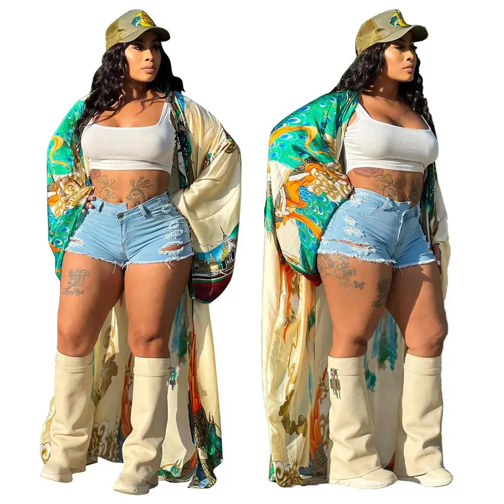 

Women's Single Coat Multi Print Windbreaker Autumn Season Regular Sve Length Polyester Fiber 00% Brand Unregistered