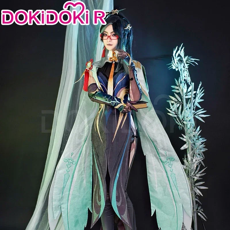 لعبة Xianyun التأثيرية Genshin Impact Cosplay � �     XS-2XL sionDokiDoki-R المرأة تأثيري Xianyun سحابة التجنيب شعر مستعار تأثيري زائد Si