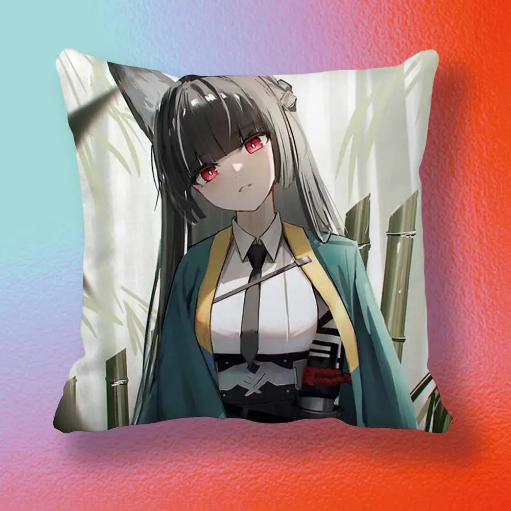 Kawaii HOT Miyabi Popular ZZZ Gaming  Pillow cover gift High definition digital printing,Surprise vivid pattern Household.