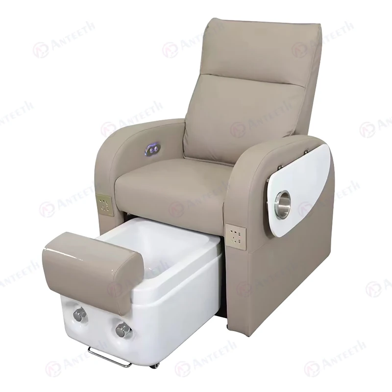 Anteeth Manicure and Pedicure Chair Beauty Salon Pedicure Center Backrest Adjustment Foot SPA Pedicure Chair