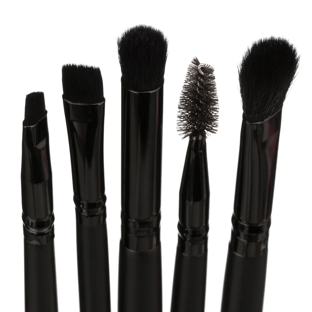 

Набор кистей для глаз из 5 предметов, профессиональный макияж глаз, подводка для глаз, кисти для бровей, веганская без жестокости, 100% синтетика