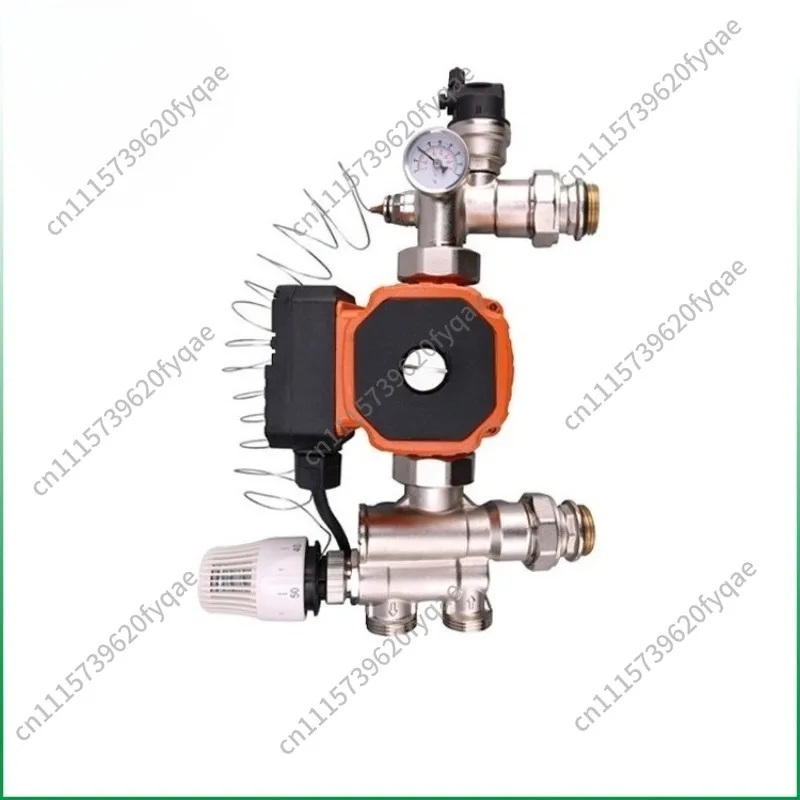 Floor Heating Mixing Center, Household Water Separator Booster Energy Saving System with Automatic Temperature Control