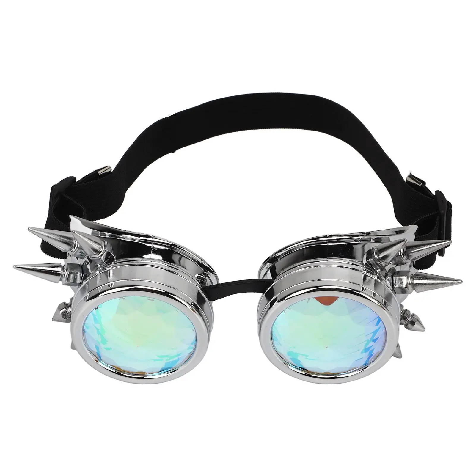 

Steampunk Kaleidoscope Goggles - Retro Rave Glasses for halloween & Festivals