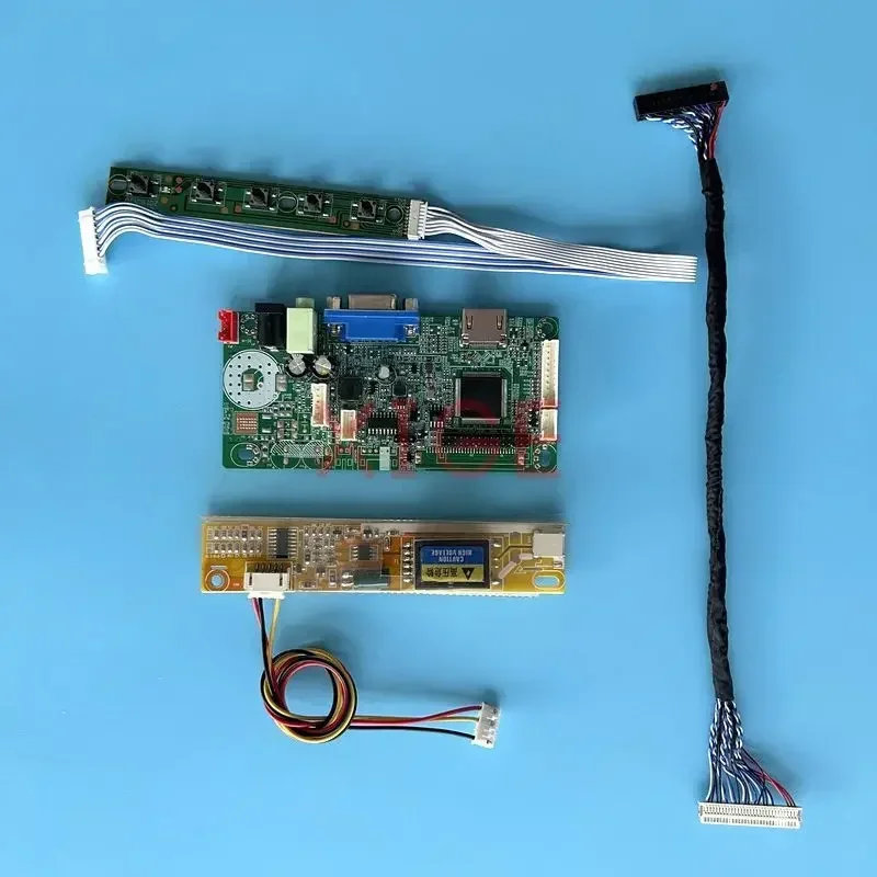 

For LP141WP1 N141C1 N141C3 LCD Panel Driver Controller Board VGA 1440*900 30 Pin LVDS Monitor 1CCFL Test DIY Kit HDMI-Compatible