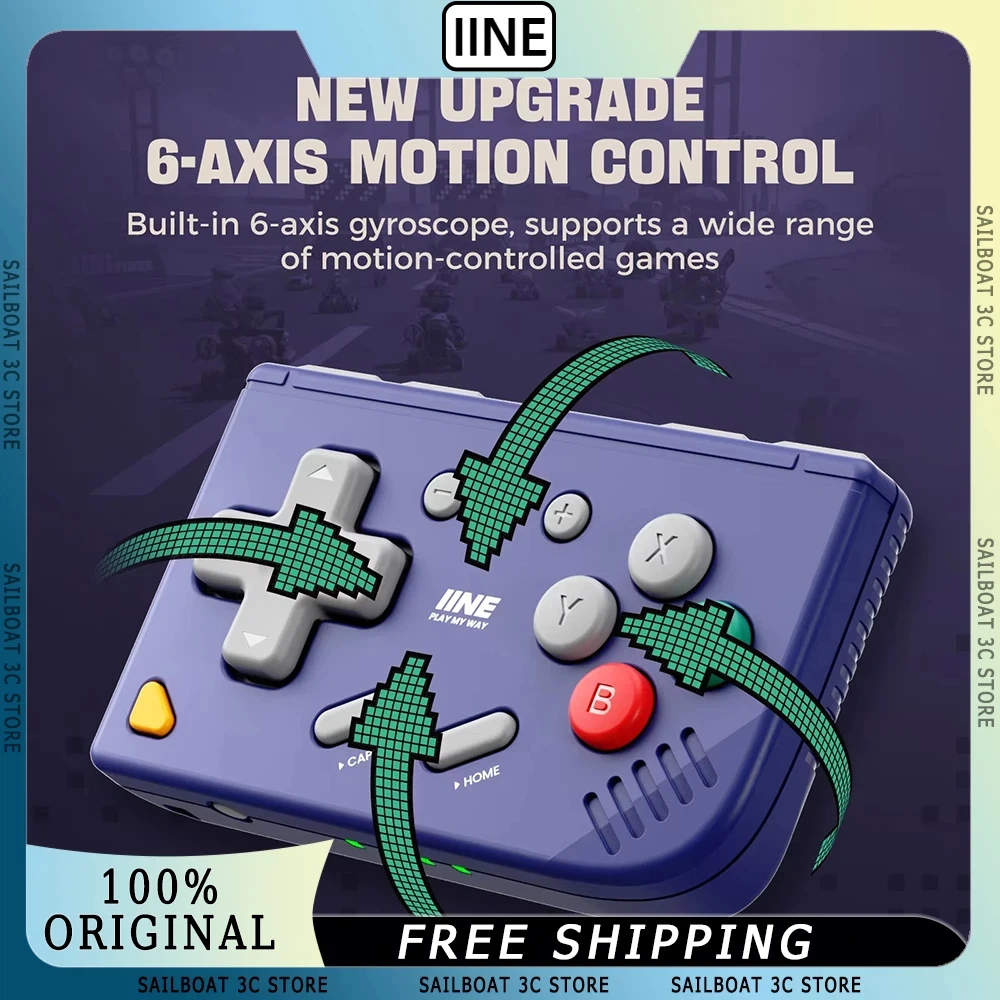 

Игровой контроллер IINE Mini Retro Ananke Gen 2 для Switch2 / Android / iOS / PC Steam / симуляторов, мультиплатформенный геймпад