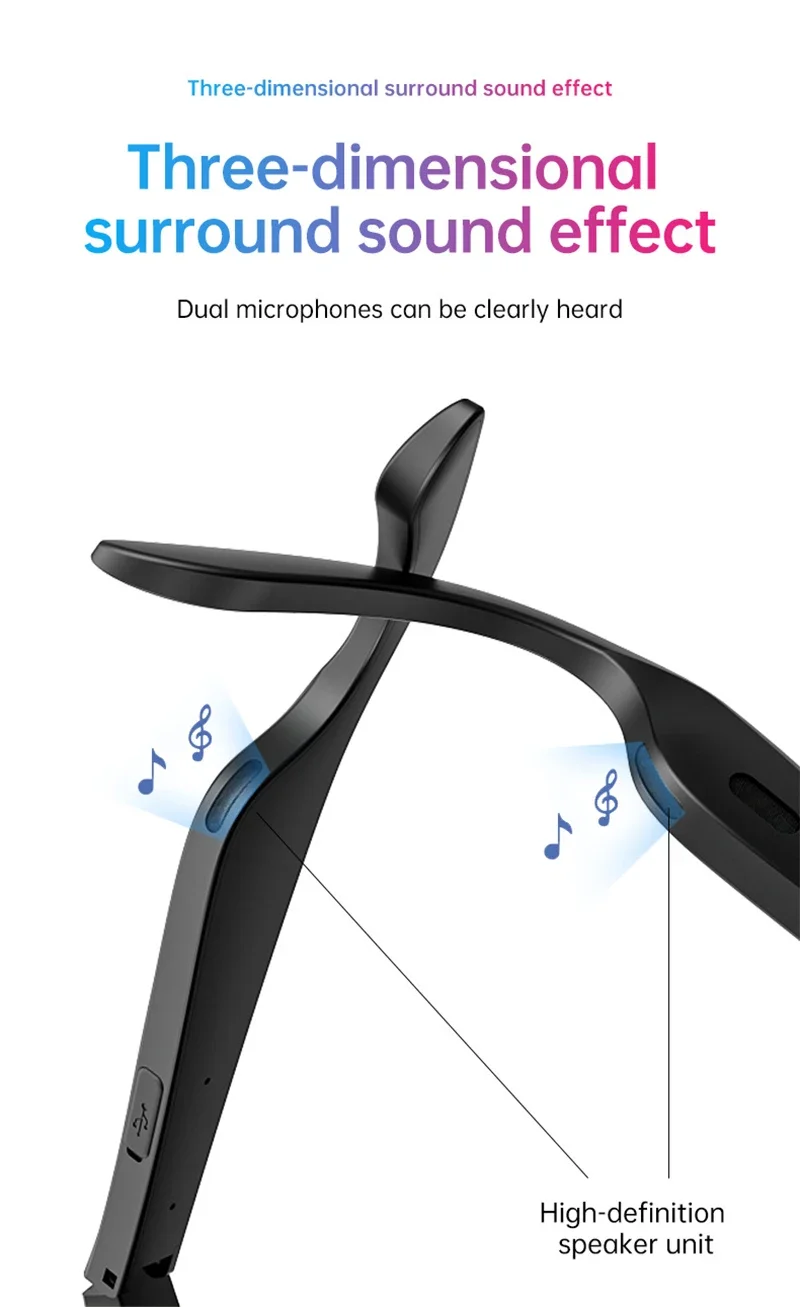 Lenovo AI Smart Glasses 12KHD 2600W Freisprechfunktion AI-Übersetzung ChatGPT-Protokollierung Musikwiedergabe Smart-Sonnenbrille für Männer und Frauen – Detail 5