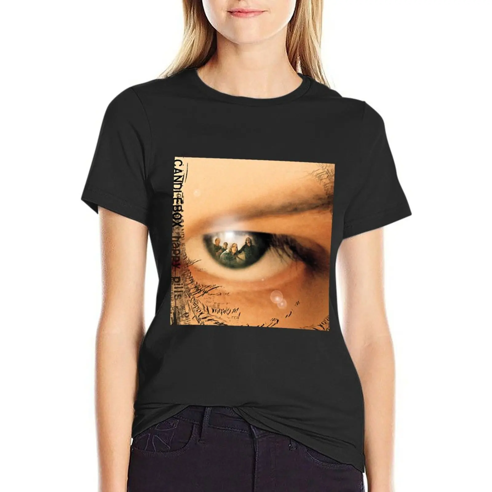 

Candlebox happy pills T-Shirt quick-drying plus sizes korean fashion plain T-shirt Women