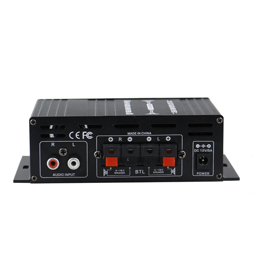Woopker Sound Amplifier Channel 2.0 HIFI Bluetooth Amp Home Digital Audio 12V3A AK380 AK370 AK280 AK270 AK170 for Car Bass Trebl