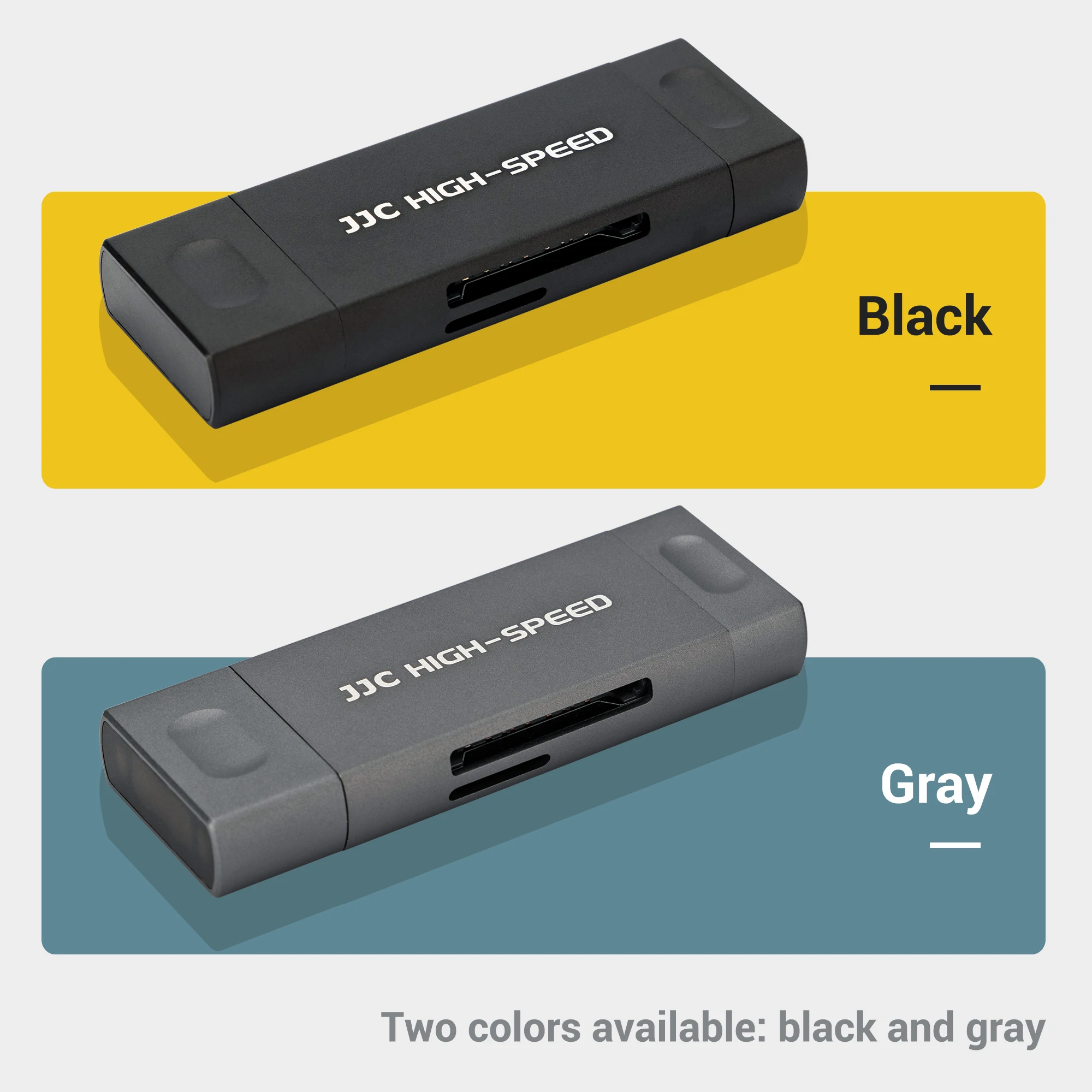 JJC 3 Trong 1 Đầu Đọc Thẻ Micro SD Đầu Đọc Thẻ USB 3.1 Micro USB 2.0 Cho SD SDXC SDHC Thông Minh thẻ Nhớ Cho USB-C Hỗ Trợ OTG Điện Thoại