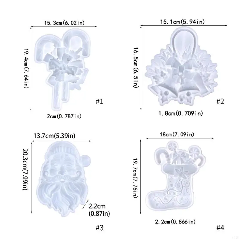 Y55f Santa Moule résine