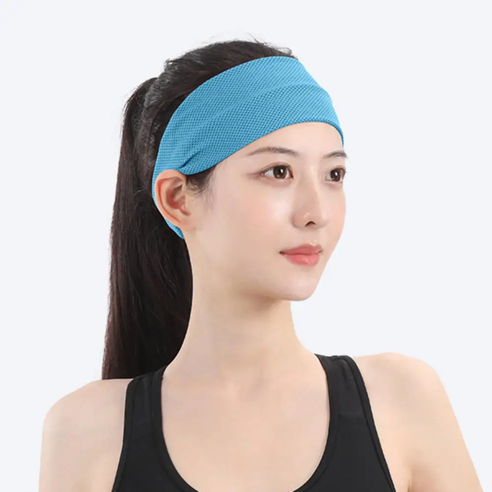 

Sports Headband For Men Women Non-Slip Moisture Wicking Stretchy Athletic Sweatband For Sports Running Yoga Workout Fitness