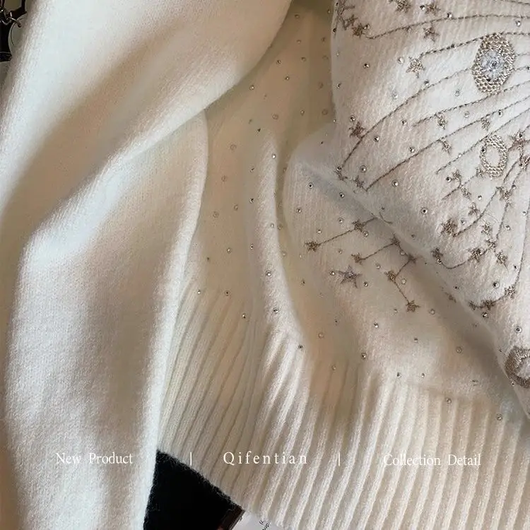 المرأة الصيف ستار التطريز تي شيرت لينة متماسكة فضفاضة تناسب بلوزات مستديرة العنق 2025 العصرية عادية أنيقة تنفس ارتداء اليومي