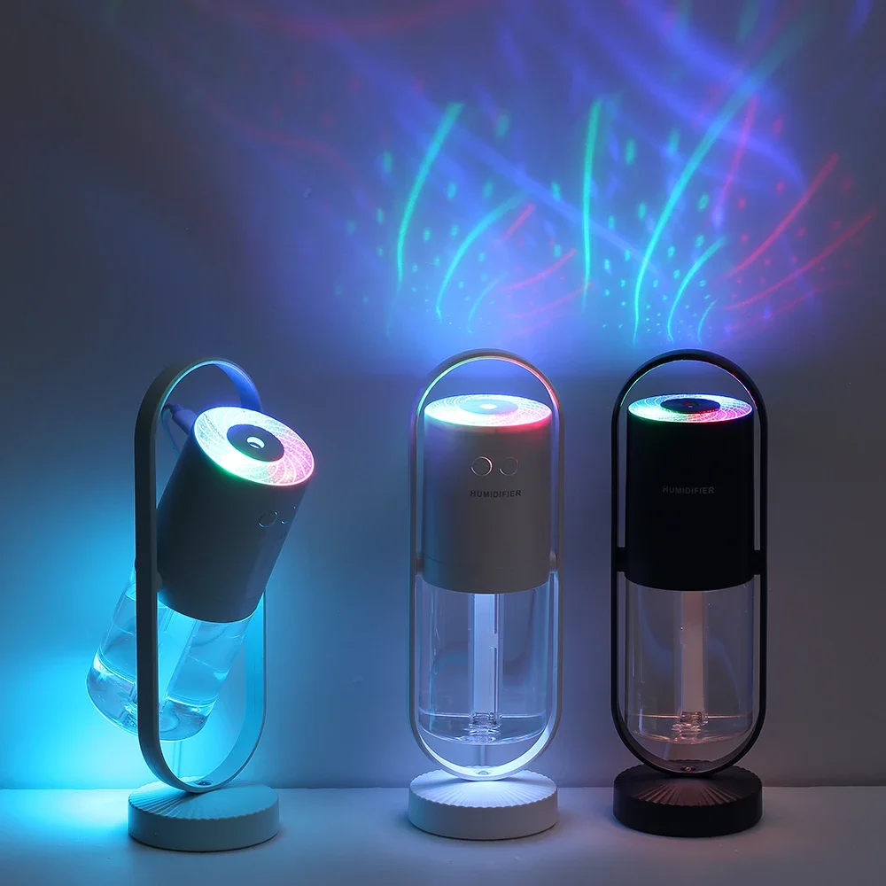 Humidificador de aire Xiaomi, atomizador de luz nocturna con carga USB, humidificador de 200ml