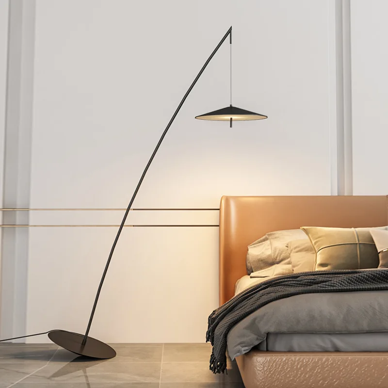 Imagem -05 - Nórdico Modern Led Floor Lamp Criativo Tumbler Pesca Luz Quarto Sala de Estar Decor Personalidade Canto pé Lâmpadas