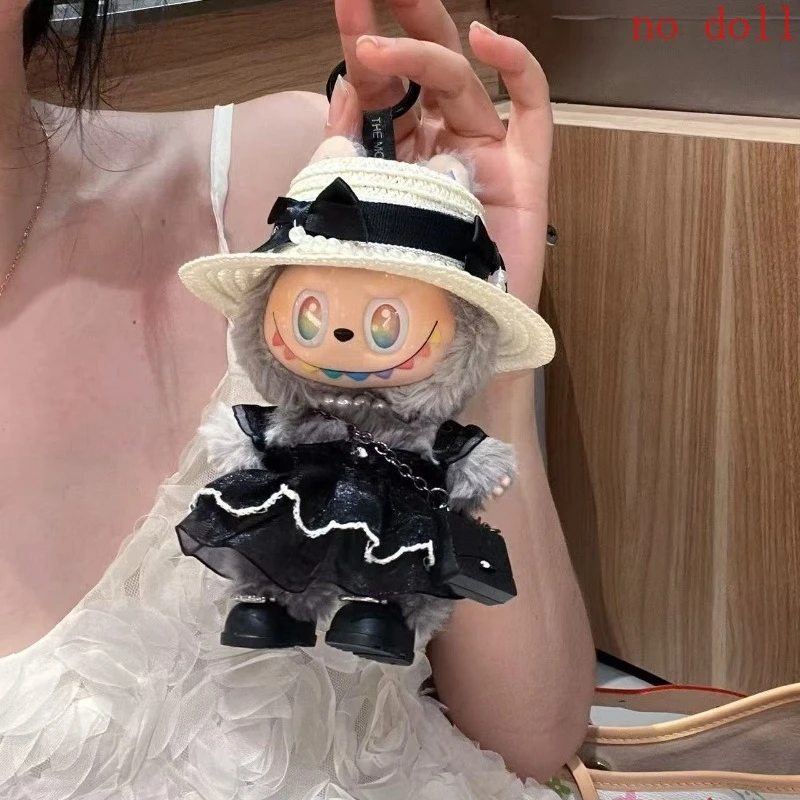 

Only Clothes for Labubu Fashion Classics Elegant and Gorgeous Princess Dress Set Hat Labubu Outfits Accessories Without Dolls