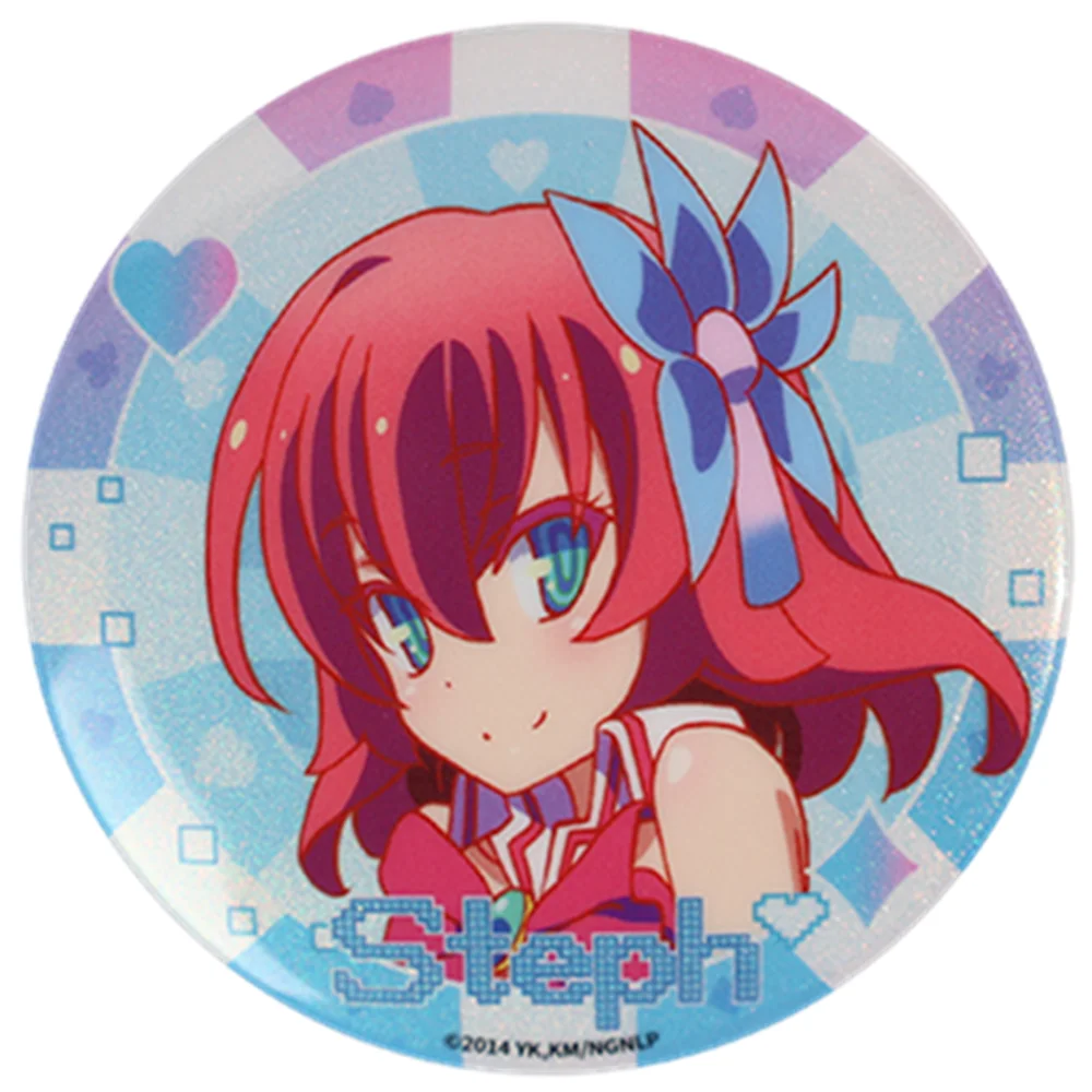 58mm Anime NO GAME NO LIFE Sora Shiro Riku Dora Stefani Dora Cosplay COSTUME Badge Pin SPTE Tinplate Brooch﻿ Prop Xmas Gilf