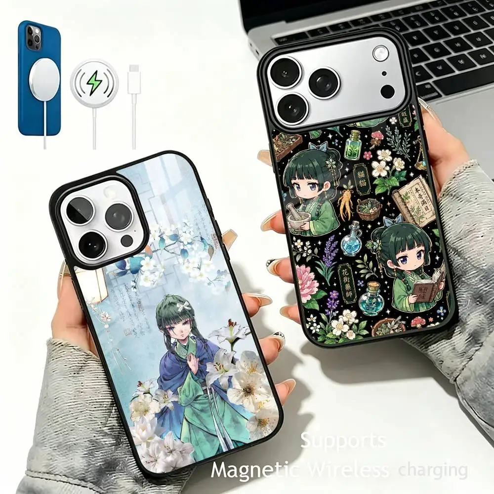 

Anime The Apothecary- D-Diaries M-Mao M-Mao Phone Case For IPhone17 16 15 14 13 12 11 Pro Max Plus Wireless Charger Cover Funda