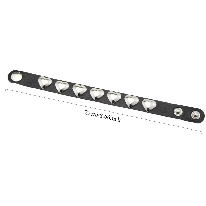 سلاسل يد بانك لوف للأزواج - أساور على شكل قلب منفعل له ولها، هدية عيد الحب