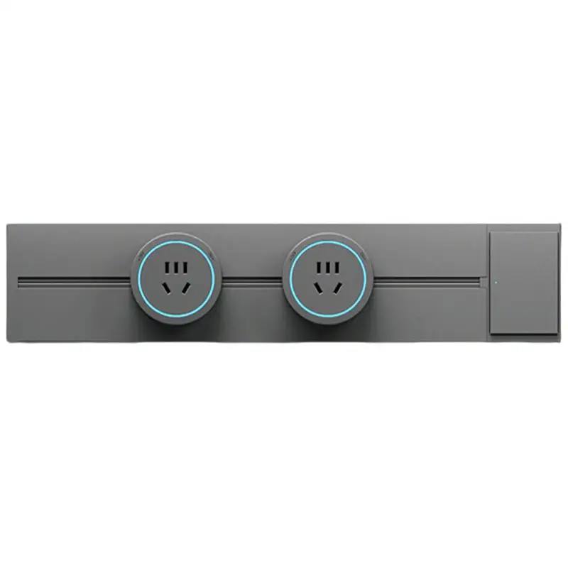 

Power Socket Adjustable Socket Track Movable Detachable Removable Multiple Outlets Adapters For Kitchen Living Room Study