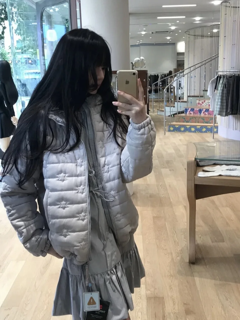 

Cotton Jacket Autumn Winter New Style Star Pattern Hooded Cotton Coat Ribbed Cotton Clothes Quick Delivery by Seco