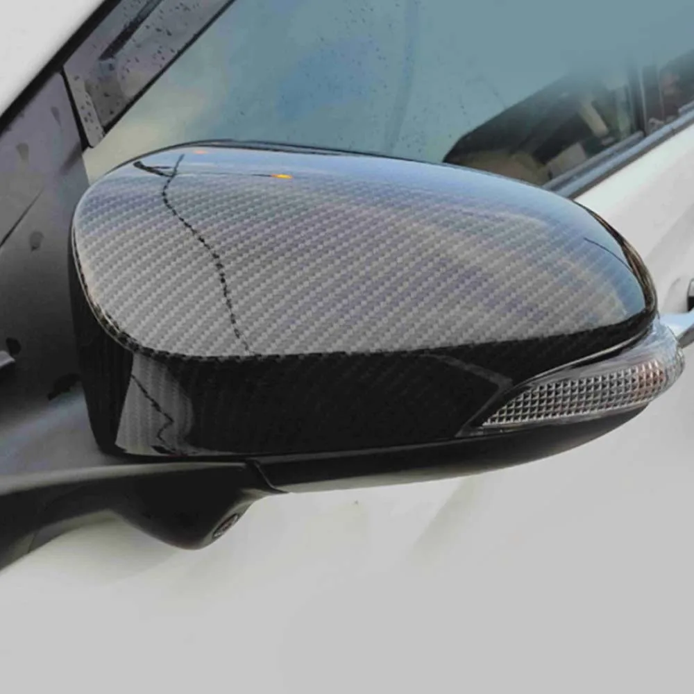 ⭐Genuine⭐ Car Decoration Door Mirror Cover For Toyota Corolla Levin 2014-2018 Rearview Accessories Carbon Fiber Protective Cover
