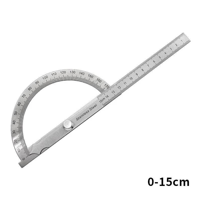 180 Degree Stainless Steel Angle Finder Goniometer Protractors Measuring Gauging Inclinometer Woodworking Carpenter Tools