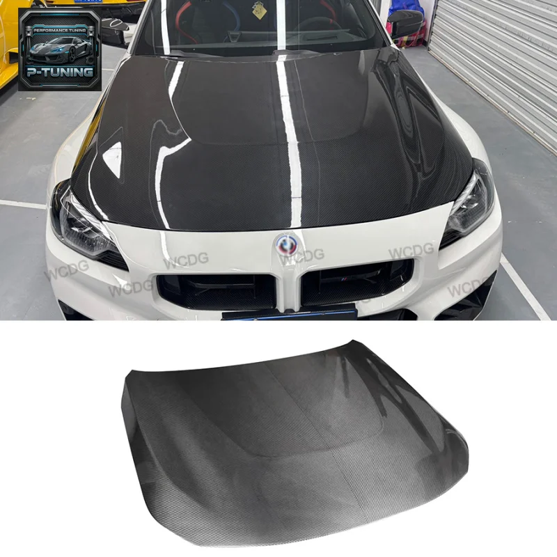 

For BMW 2 Series G87 M2 G42 M240i 2023+ OEM Style Carbon Fiber Front Bumper Hood Bonnet Engine Cover New Condition Car Bodykit