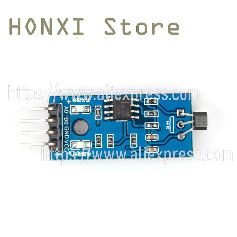 2PCS Hall sensor motor speed measuring module 3144E single speed sensor count sensor open circuit