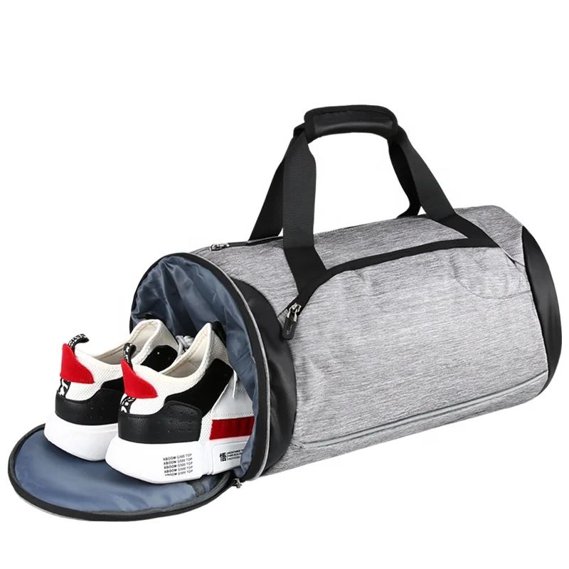 Custom large capacity travel bag Lightweight Waterproof Sports Fitness gym duffel bag Travel Bag With Shoe Compartment