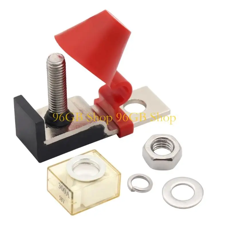 

96GB Rings Fuses Holder Terminal With On Cover Quick Installation Automotive Marine Electrical Circuit System