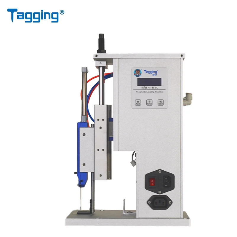 Pneumatic For Tagging For Socks And Towels After Treatment Package Equipment Machine Working For Tagging Machine