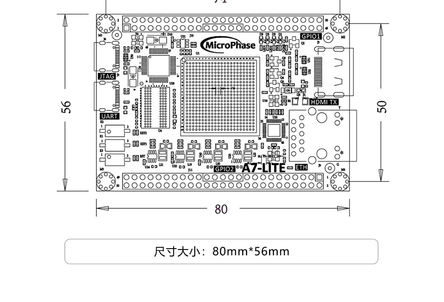 Picture 4: FPGA development board ZYNQ core board XILINX ZYNQ7000 7020 7010 Xilinx