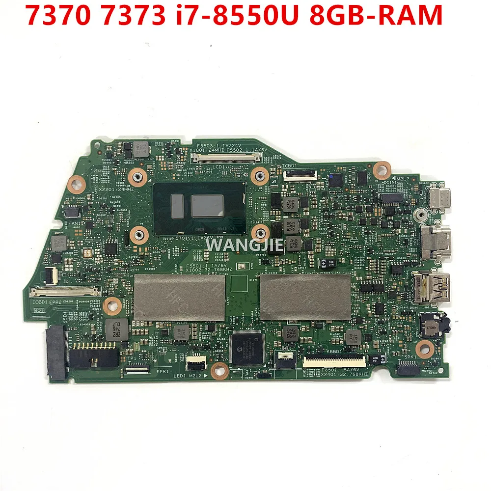 

CN-085H0R 085H0R 85H0R Mainboard For DELL Inspiron 7370 7373 Laptop Motherboard 16839-1M W/ i7-8550U 8GB-RAM 100%Full Tested