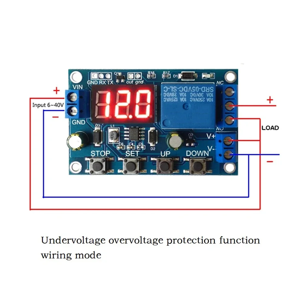 

Intelligent DC Battery Charger Discharger Control Switch Module With Undervoltage Overvoltage Protection And Signal Output