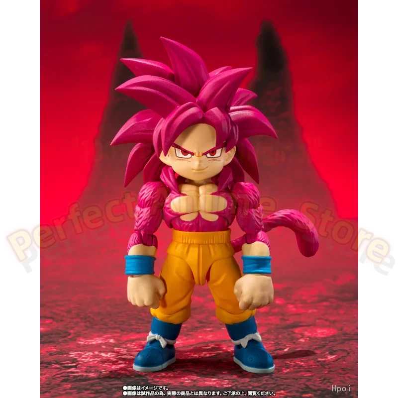 Presale Bandai Dragon Ball Z S.H.Figuarts Super Saiyan 4 Little Sun Wukong - Dragon Ball Demon - Action Doll Gift Collection