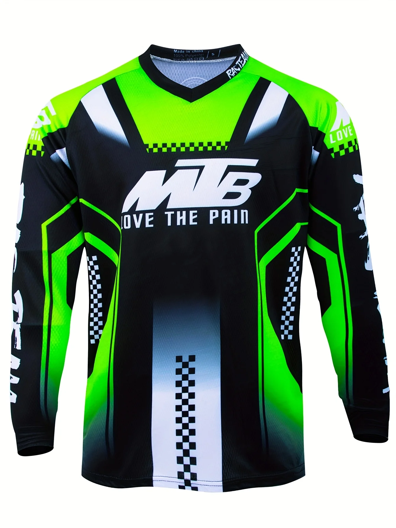 Spring Autumn MTB Long Sleeved T-shirt for Men and Women, Fashionable and Trendy, Multiple Styles, V-neck, Motorcycle T-shirt