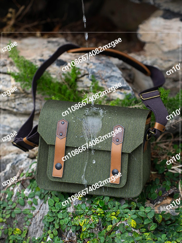 One-shoulder Diagonal Camera Bag for Female, Retro Camera Bag