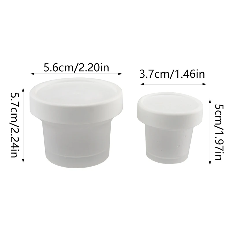 40/80g Cosmetic Containers Cream Lotion Box Makeup Pot Jar With Lids Round Ointments Bottle Refillable Empty Travel Storage