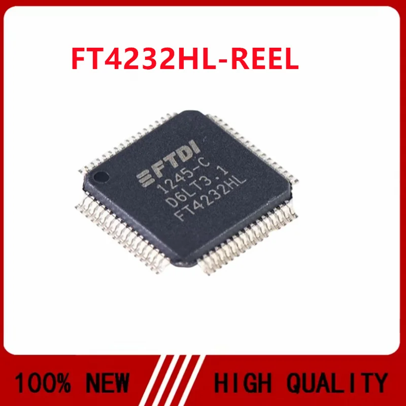 2PCS/LOT FT4232HL-REEL FT4232HL FT4232 LQFP-64 Integrated circuit IC chip
