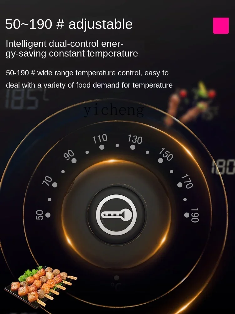 Oden Cooking Machine Pasta Cooker Electric Fryer Deep Frying Pan Commercial Single/Double Cylinder Combination