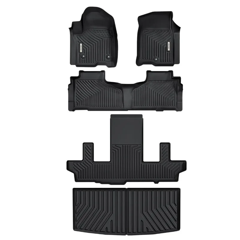 

5Pcs Floor Mats Liner for 2021 2022 2023 2024 Tahoe Yukon Escalade Bucket Seat All Weather United States