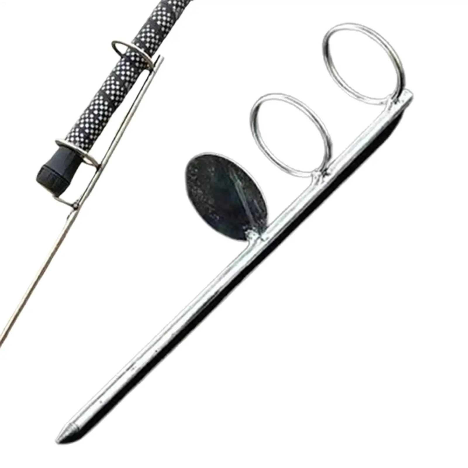 Meeresangelrutenhalter, Angelrutenständer, Bodenstift, Angelrutenhalter mit Doppelringen, Einzelgabel, Angelwerkzeuge, Angelständer für das Meer