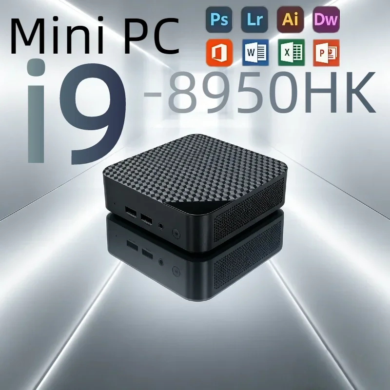 New 2026 MINI PC  Core i9 8950HK 16GB RAM 1TB 2TB SSD WIFI 6 BT5.2 4K HD Mini Gaming Office Study Pc