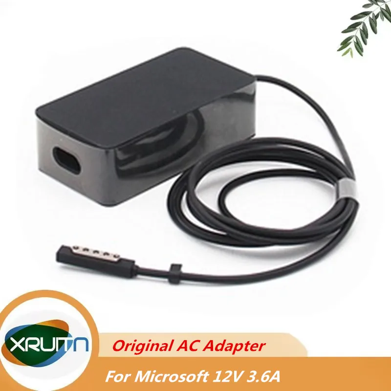 

Original For Microsoft Surface Pro 1 pro 2 RT Windows 8 Power Adapter 48W 12V 3.6A 5V 1A1536 1514 1735 Fast Laptop Charger