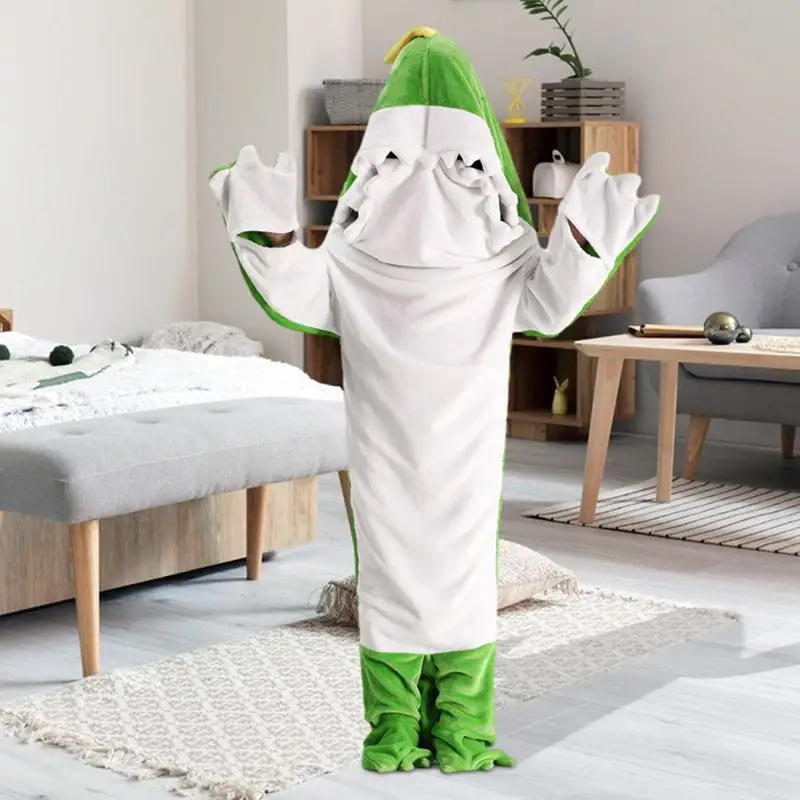 Dinosaur Onesie Unisex Animal Pajamas Cosplay Suit Christmas Halloween Soft and Warm Sleepwear Gifts for Adult Women Men Kids