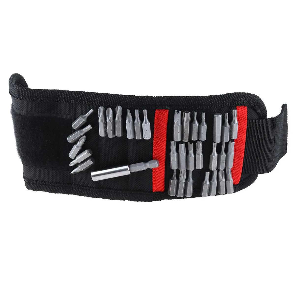 Portable Strong Magnetic Wristband Pocket Wristband Tool Bag Electrician Wrist Repair Tool Belt Screws Nails Drill Bits Holder
