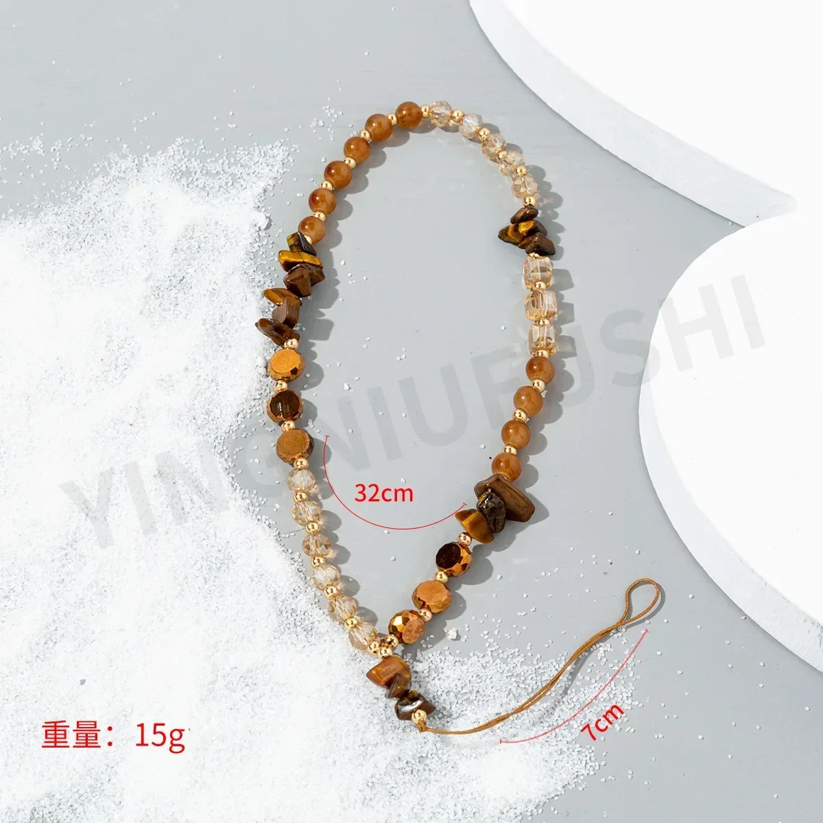 Wholesale Classic Phone Lanyard Charm Acrylic Clay Beaded Phone Chain LOVE Letter Jewelry For Women Anti-Lost Lanyard Jewellery